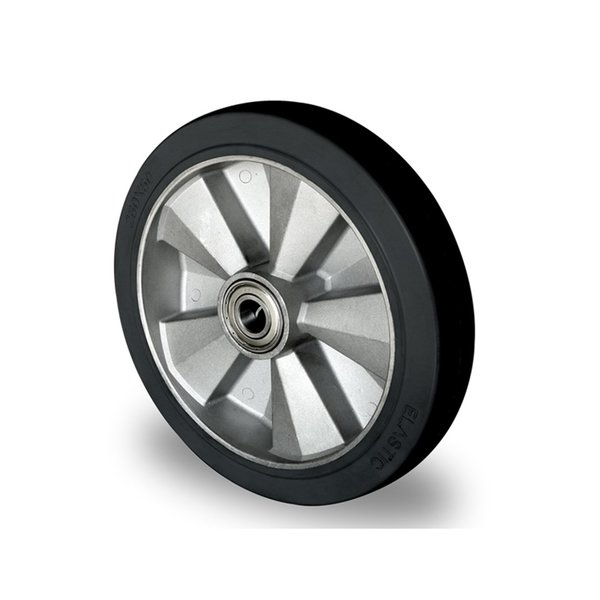 Gummi Rad 200 mm auf Metallkern Lenkrad für Hubwagen